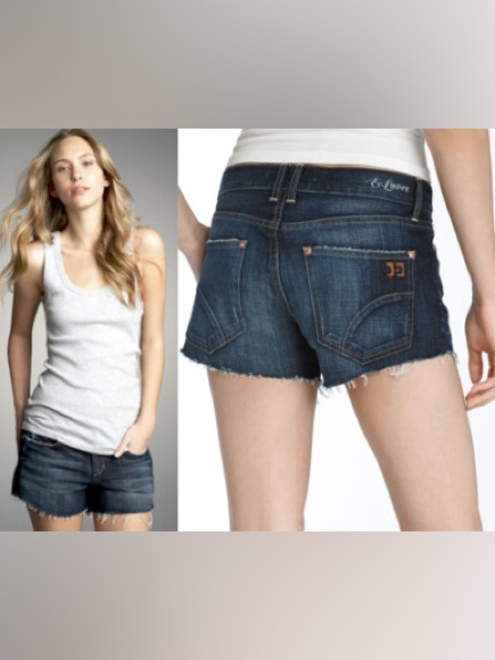 Joe’s Jeans Ex-Lover Cut Off Jean Shorts in Burke Wash